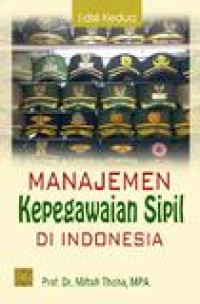 Manajemen kepegawaian sipil di Indonesia