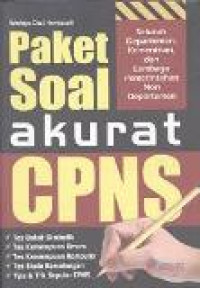 Paket soal akurat CPNS