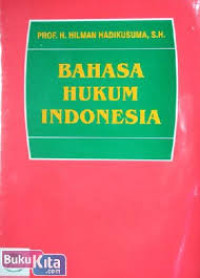 Bahasa hukum Indonesia