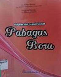 Pabagas boru: pelajaran adat Tapanuli Selatan