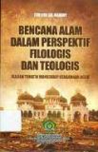 Bencana alam dalam perspektif filologis dan teologis