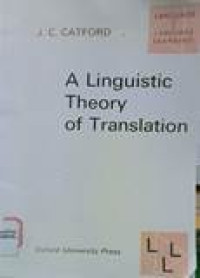 A linguistic theory of translation