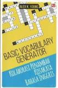 Basic vocabulary generator: kolaborasi penambah kosakata bahasa inggris