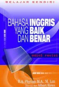 Bahasa inggris yang baik dan benar