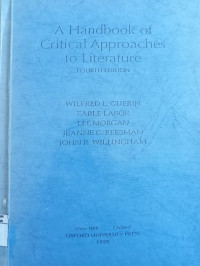 A handbook of critical approaches to literature