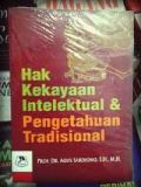 Hak kekayaan intelektual dan pengetahuan tradisional