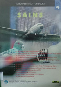 Materi pelatihan terintegrasi mata pelajaran sains buku 4