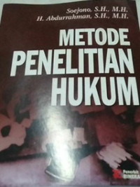 Metode penelitian hukum