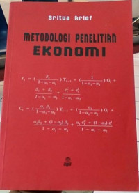 Metodologi Penelitian Ekonomi .