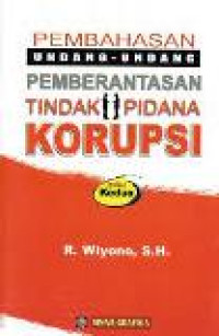 Pembahasan undang-undang pemberantasan tindak pidana korupsi