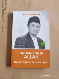 Undang saja Allah: belajar syukur