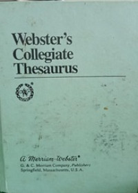 Webster's collegiate thesaurus