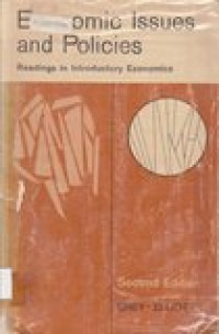 Economic issues and policies: readings in introductory economics