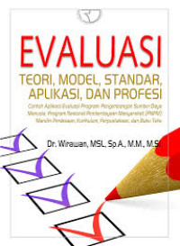 Evaluasi teori, model, standar, aplikasi, dan profesi : contoh aplikasi...