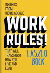 Work rules! : insight from inside google that will transform how you live and lead