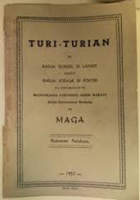 Turi-Turian Ni Radja Gorga di Langit dohot Radja Soeasa di Portibi na Pinarapat ni Mangaradja Goenoeng  Sorik Marapi Radja Panoesoenan Boeloeng di Maga