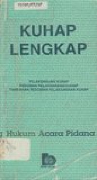 KUHAP Lengkap