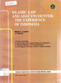 Islamic law and adat encounter: the experience of Indonesia