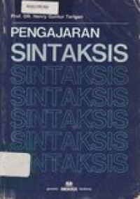 Pengajaran sintaksis