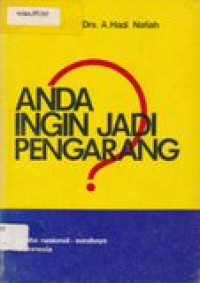 Anda ingin jadi pengarang