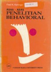 Asas-asas penelitian behavioral