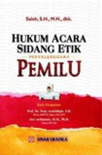 Hukum acara sidang etik penyelenggara pemilu