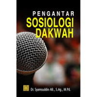 Image of Pengantar sosiologi dakwah